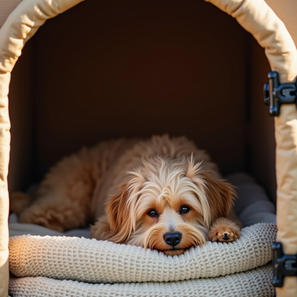 how to keep dog warm in outside kennel