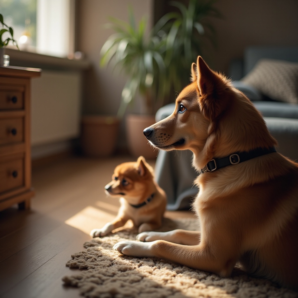 perché il mio cane si siede e mi guarda