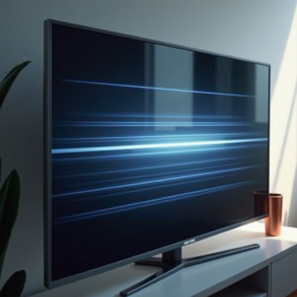 líneas horizontales en la pantalla del televisor Hisense