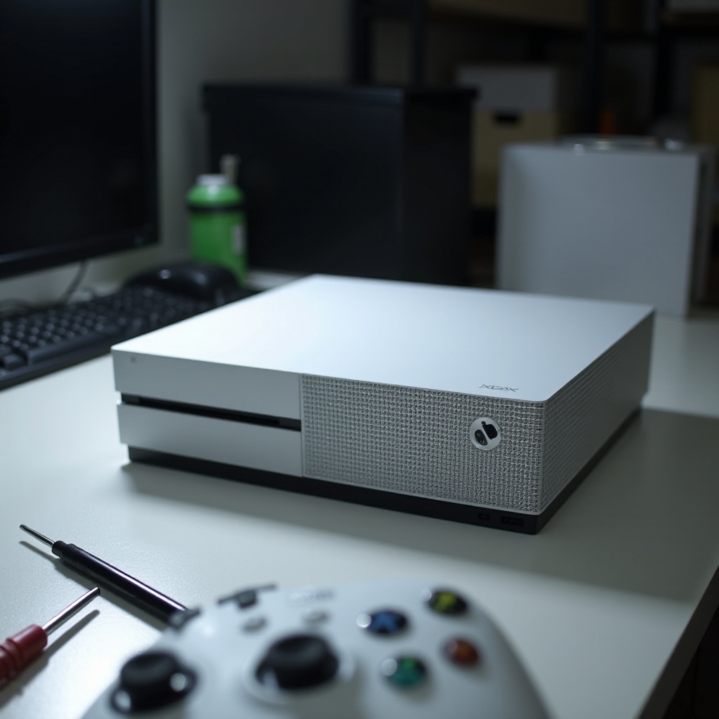 wie man die Xbox Series S auseinander nimmt