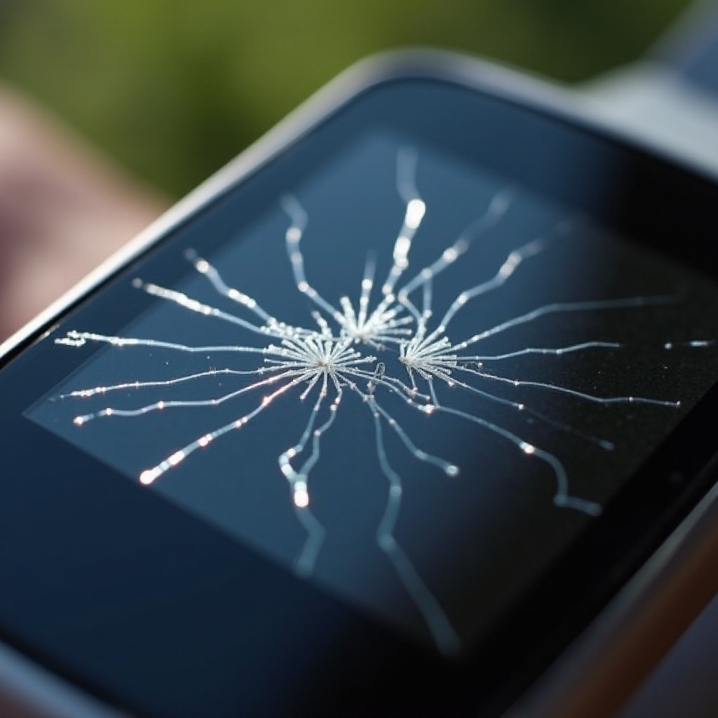 cracked fitbit screen