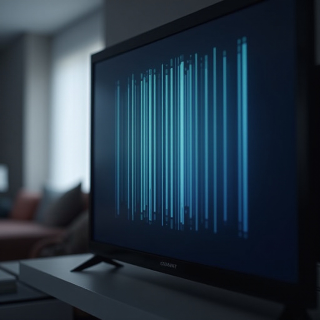 wat veroorzaakt verticale lijnen op het televisiescherm