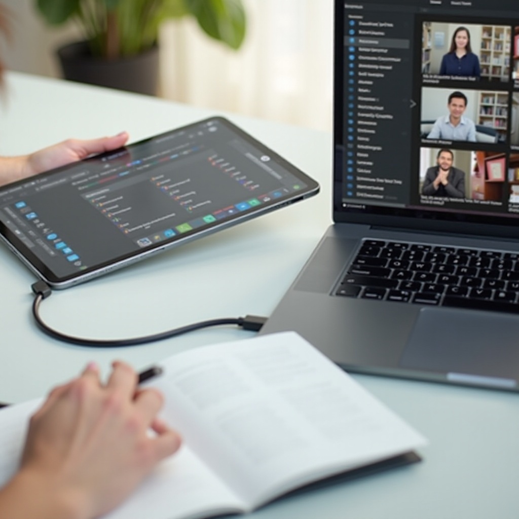 wie man ein Apple iPad Pro mit einem Lenovo Laptop verbindet