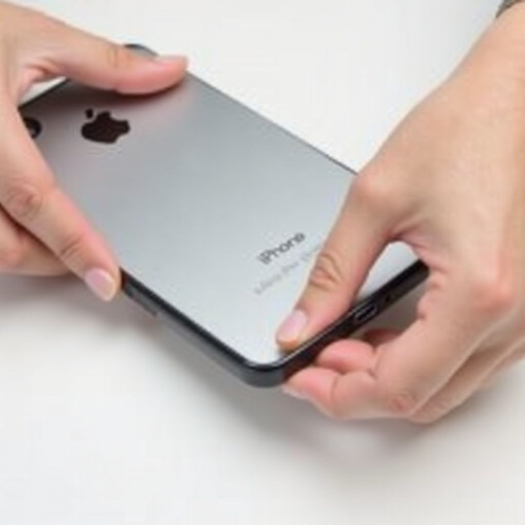 wie man einen Displayschutz von einem iPhone entfernt