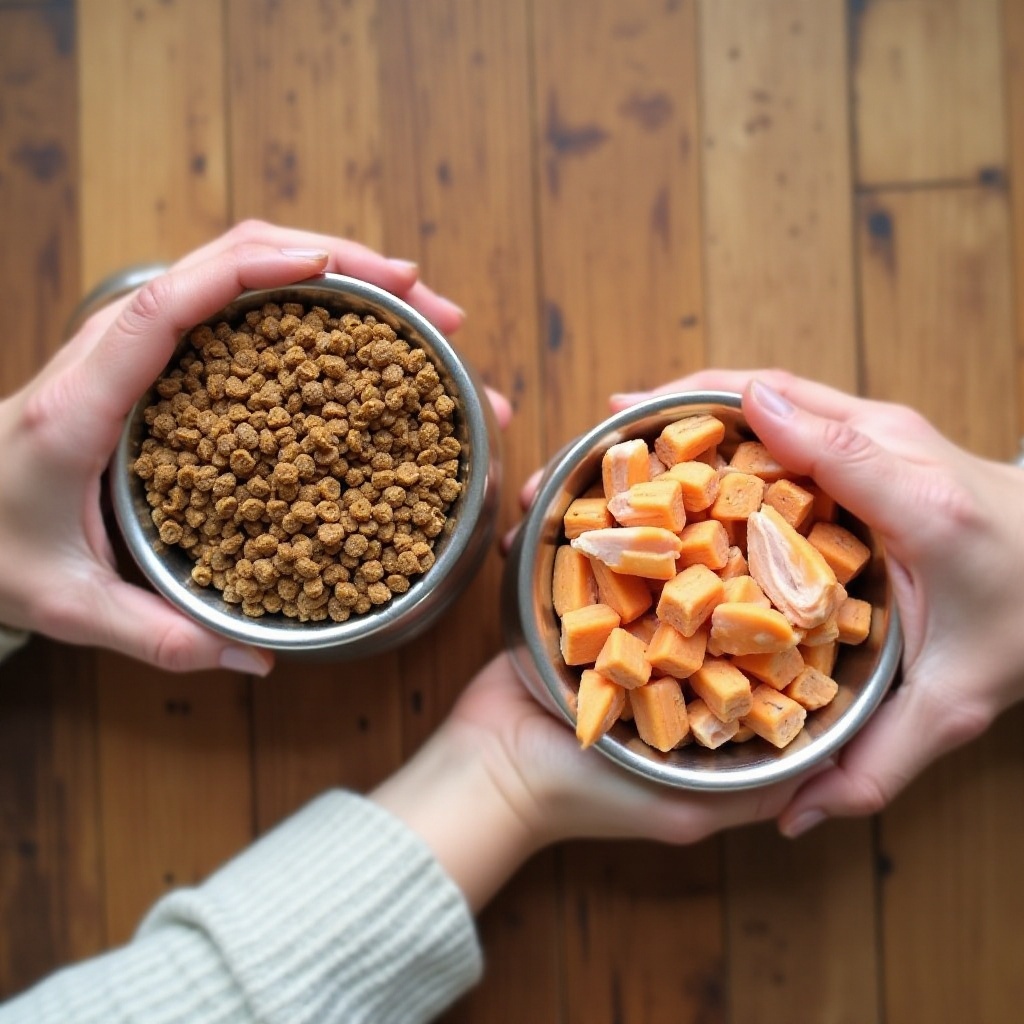 Hühnchenmahlzeit vs Hühnchen im Hundefutter