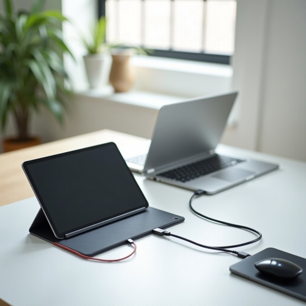 come collegare un iPad Pro di Apple a un laptop Lenovo