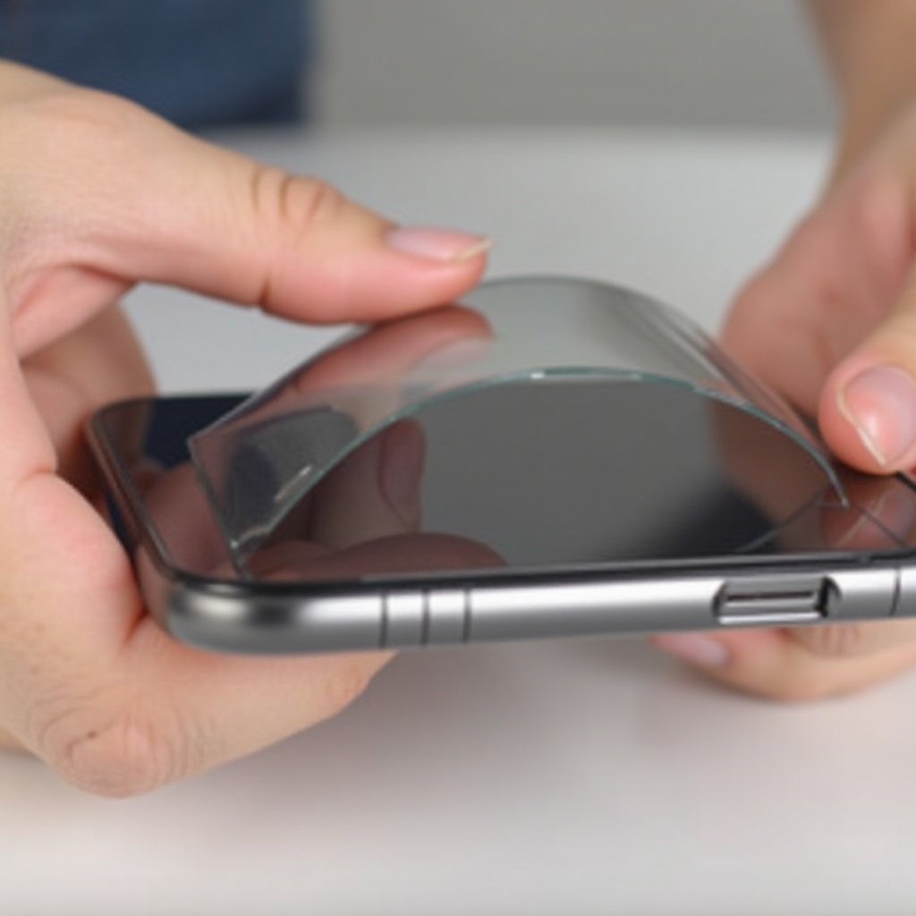 how to remove a screen protector from an iphone