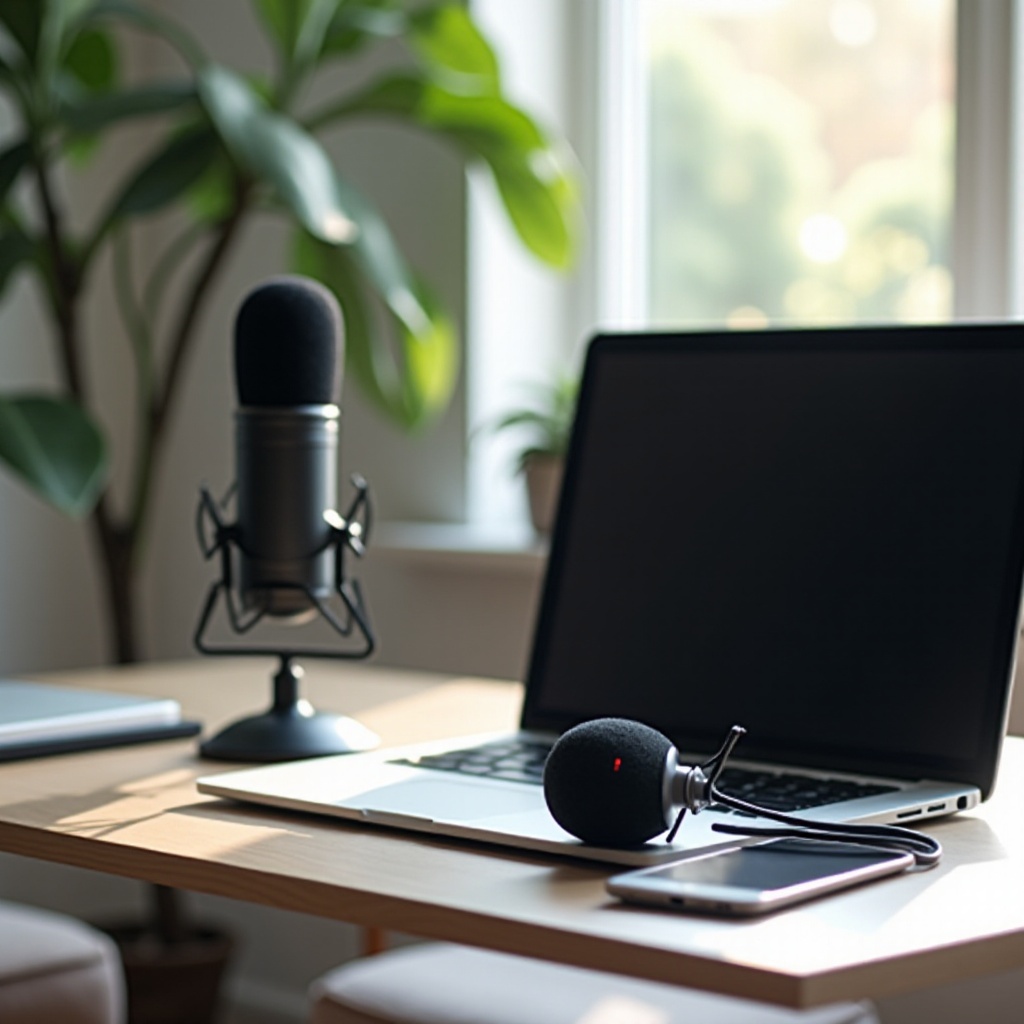 micrófono de podcast para macbook