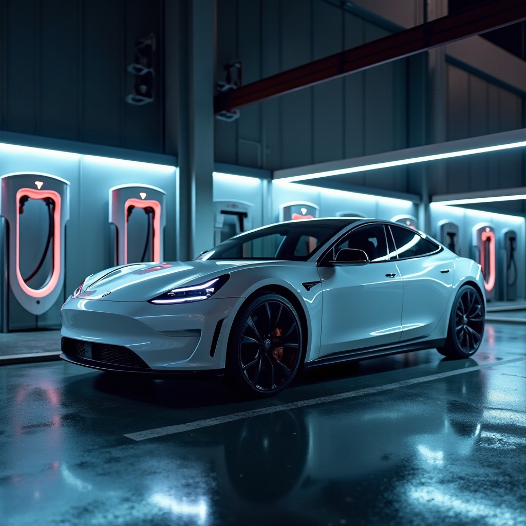 voisiko ev9 käyttää teslan super superlatausasemaa