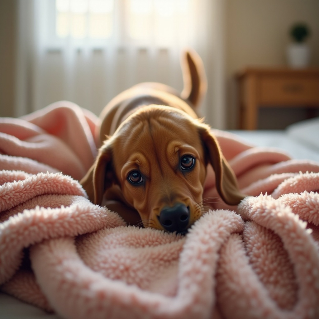 por qué los perros cavan en las mantas