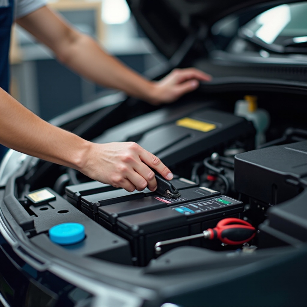 substituição da bateria de 12v do ioniq 5