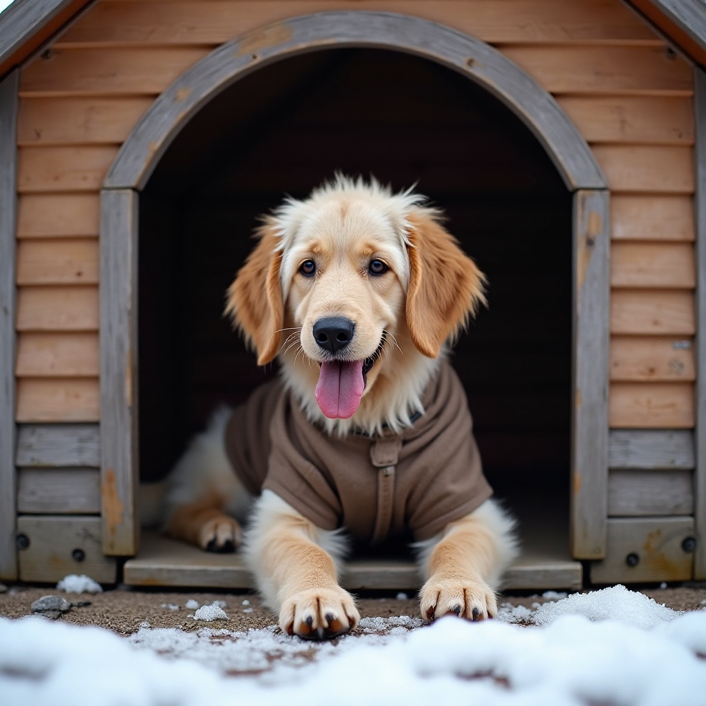 hoe een hond warm te houden in een buitenkennel