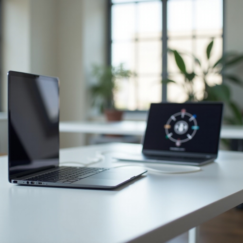 como conectar um iPad Pro da Apple a um laptop Lenovo