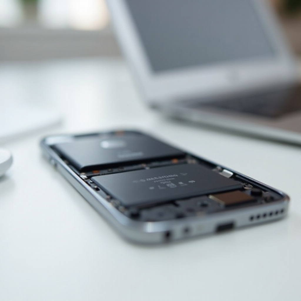 comment retirer la batterie d'un téléphone Samsung